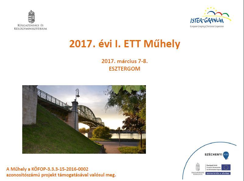 2017. évi I. ETT Műhely – Esztergom